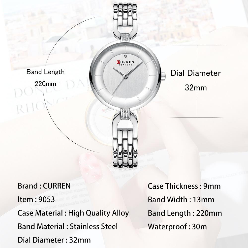 Đồng hồ nữ Curren chống nước đa năng