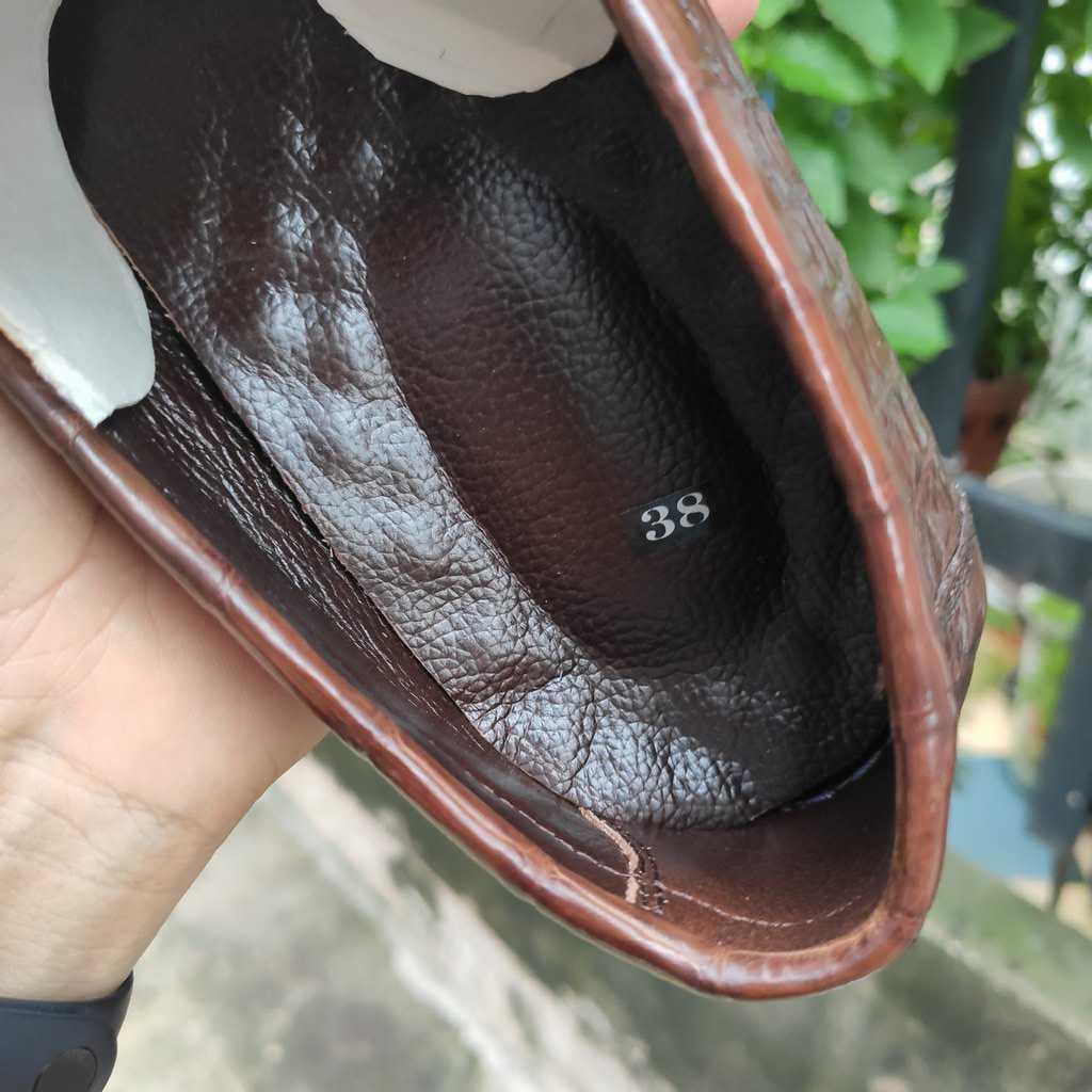 Giày Nam GL3N. Da bụng cá sấu đẹp thanh lịch!