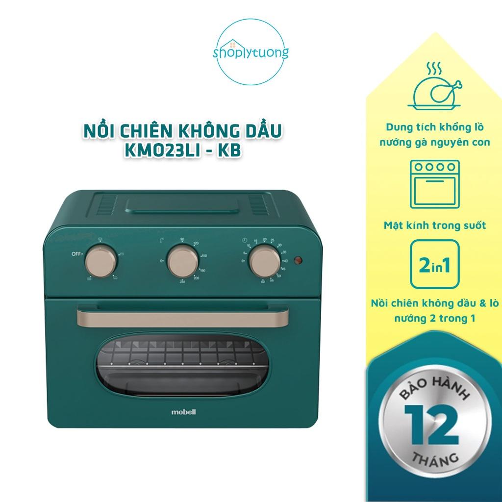 Nồi Chiên Không Dầu Lò Nướng 2in1 Mobell KMO23LI-KM Dung Tích 20L Xiên Quay Nướng Đa Chức Năng- Hàng Chính Hãng BH 12T