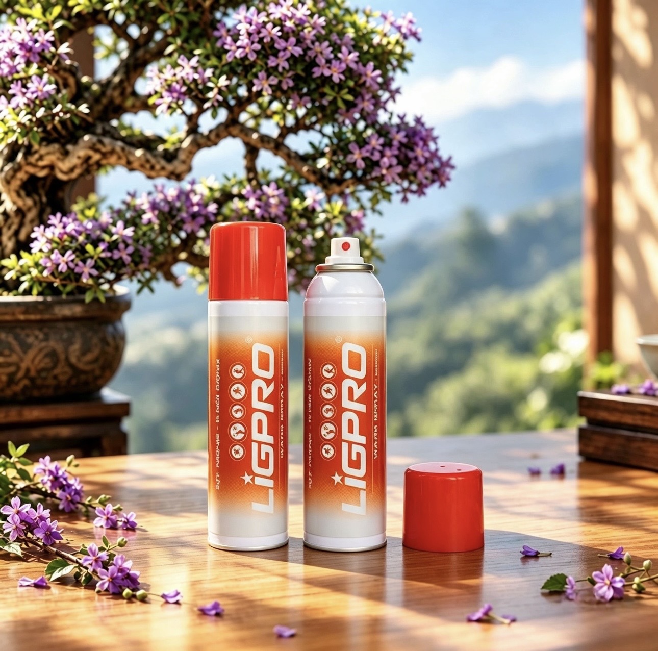 Chai xịt nóng Ligpro giảm đau sau chấn thương Warm spray , 200ml
