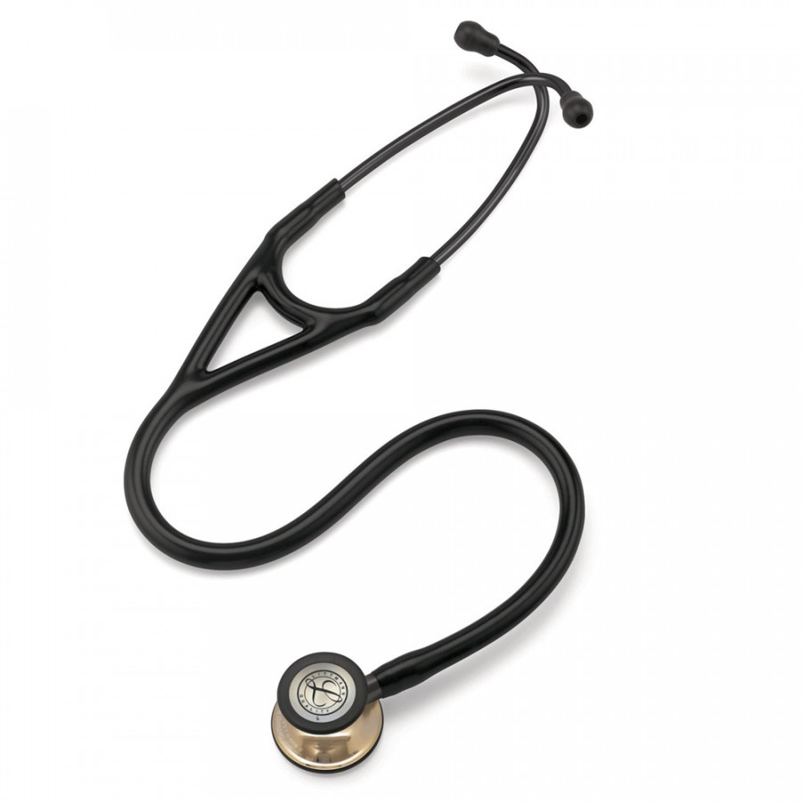 Ống nghe 3M Littmann Cardiology, mặt nghe phủ gương, dây nghe màu xanh, 27 inch, 6177