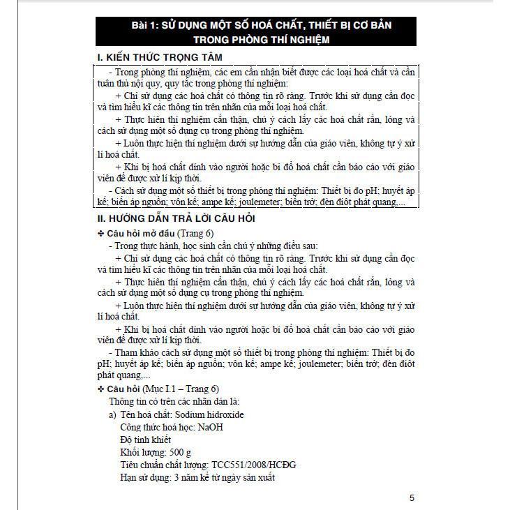 Sách - Hướng Dẫn Trả Lời Câu Hỏi Khoa Học Tự Nhiên Lớp 8 - Bám Sát SGK Kết Nối Tri Thức Với Cuộc Sống - Hồng Ân