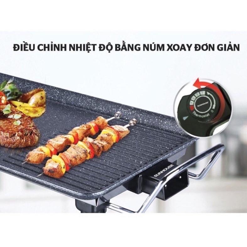 Bếp Nướng Điện Sunhouse không Khói _Chống Dính Siêu Bền Tiện Lợi -BNSH_giadunggiare628