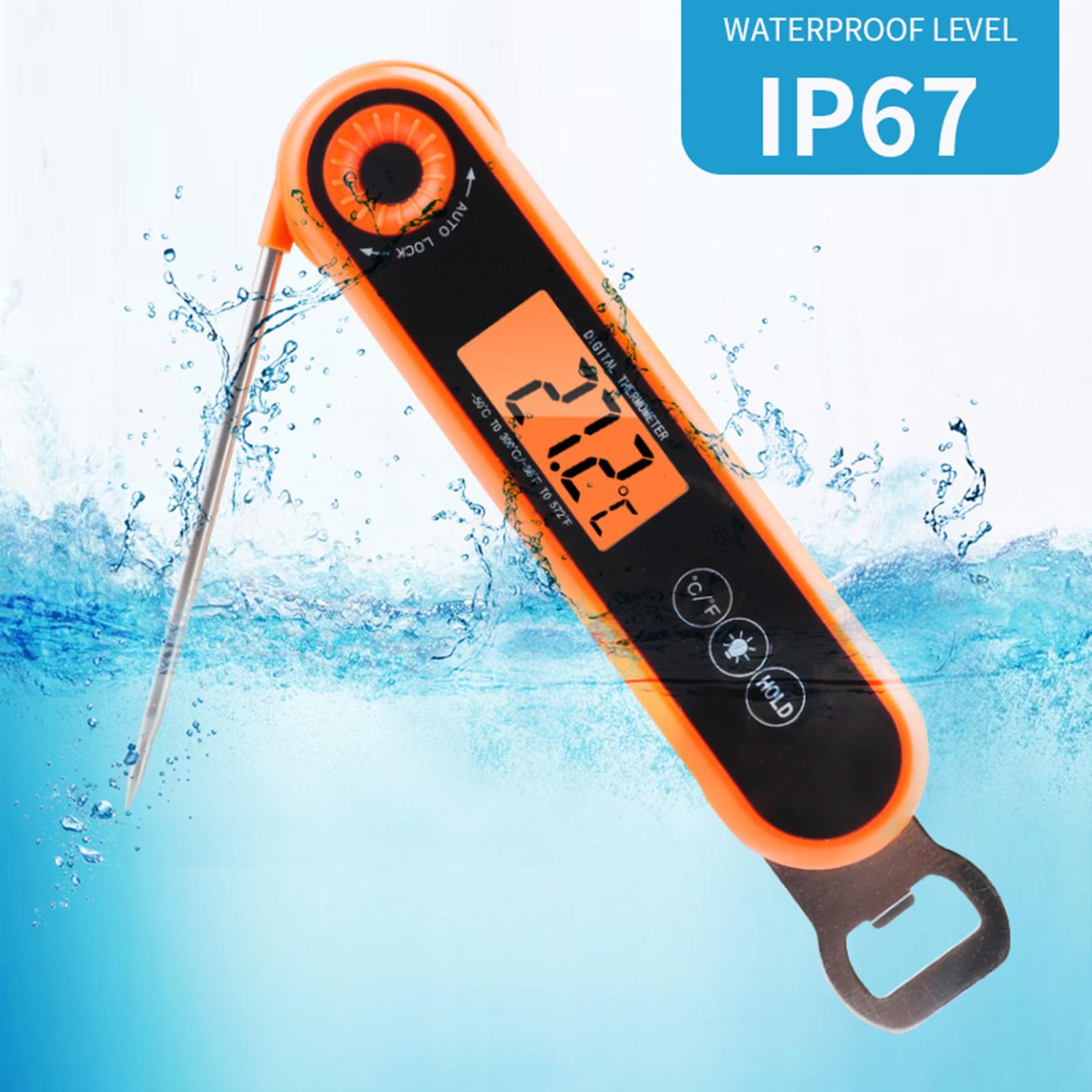 Food Thermometer Electric Meat Thermometer Probe for Kitchen Frying Cooking