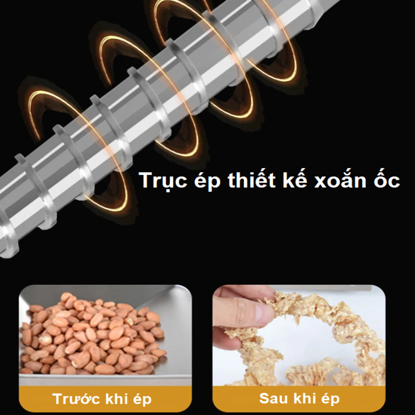 Máy ép dầu thực vật chuyên dụng dùng trong gia đình thương hiệu cao cấp Septree X8S - Hàng Nhập Khẩu