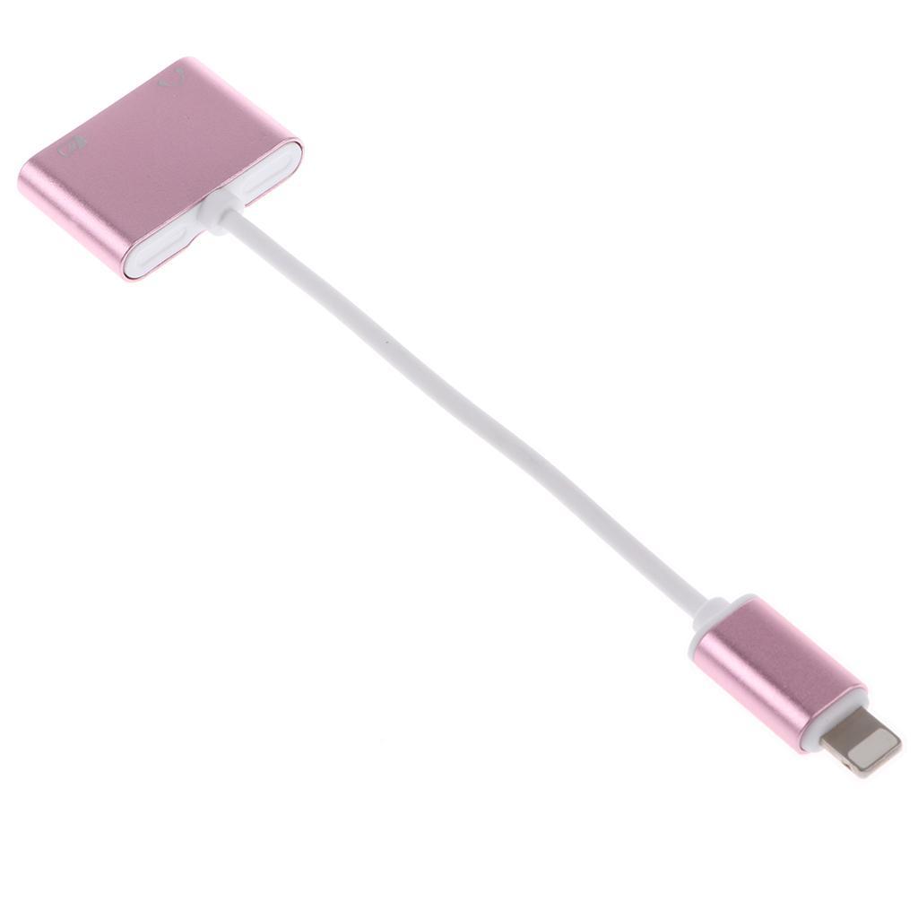 2 in 1 Headphone Audio Adapter Charging Cable for  7 8 X