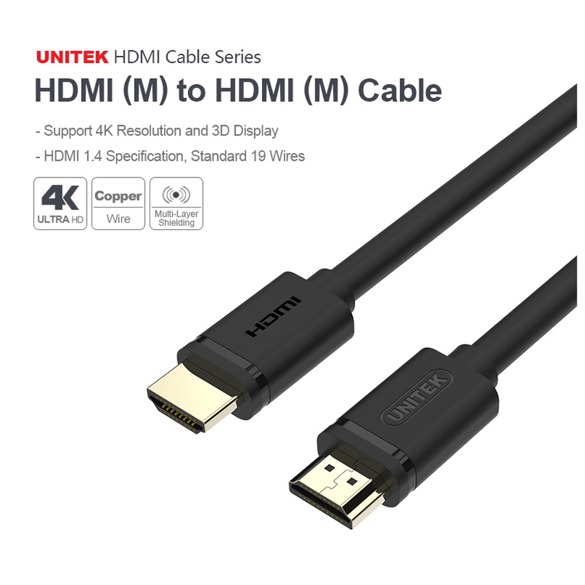 Cáp HDMI Unitek Y-C 171 dài 30m - HÀNG CHÍNH HÃNG