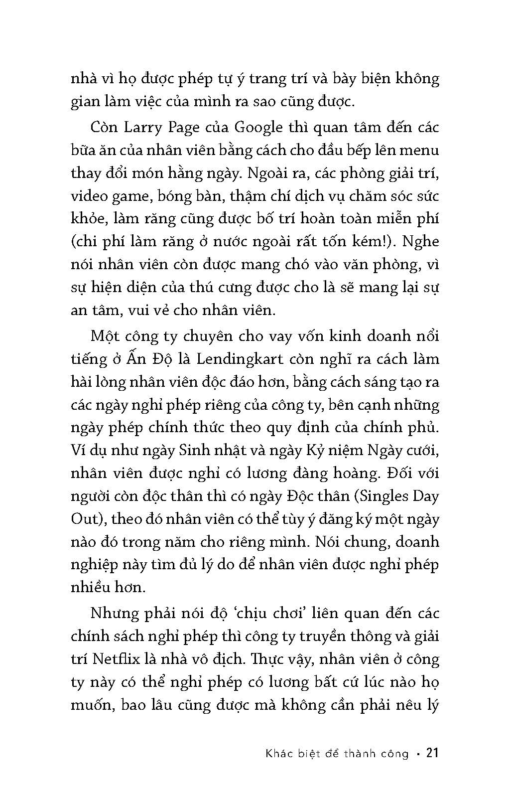 Khác Biệt Để Thành Công: Độc Chiêu Kinh Doanh Của Các Doanh Nghiệp Việt Nam - Lý Quí Trung