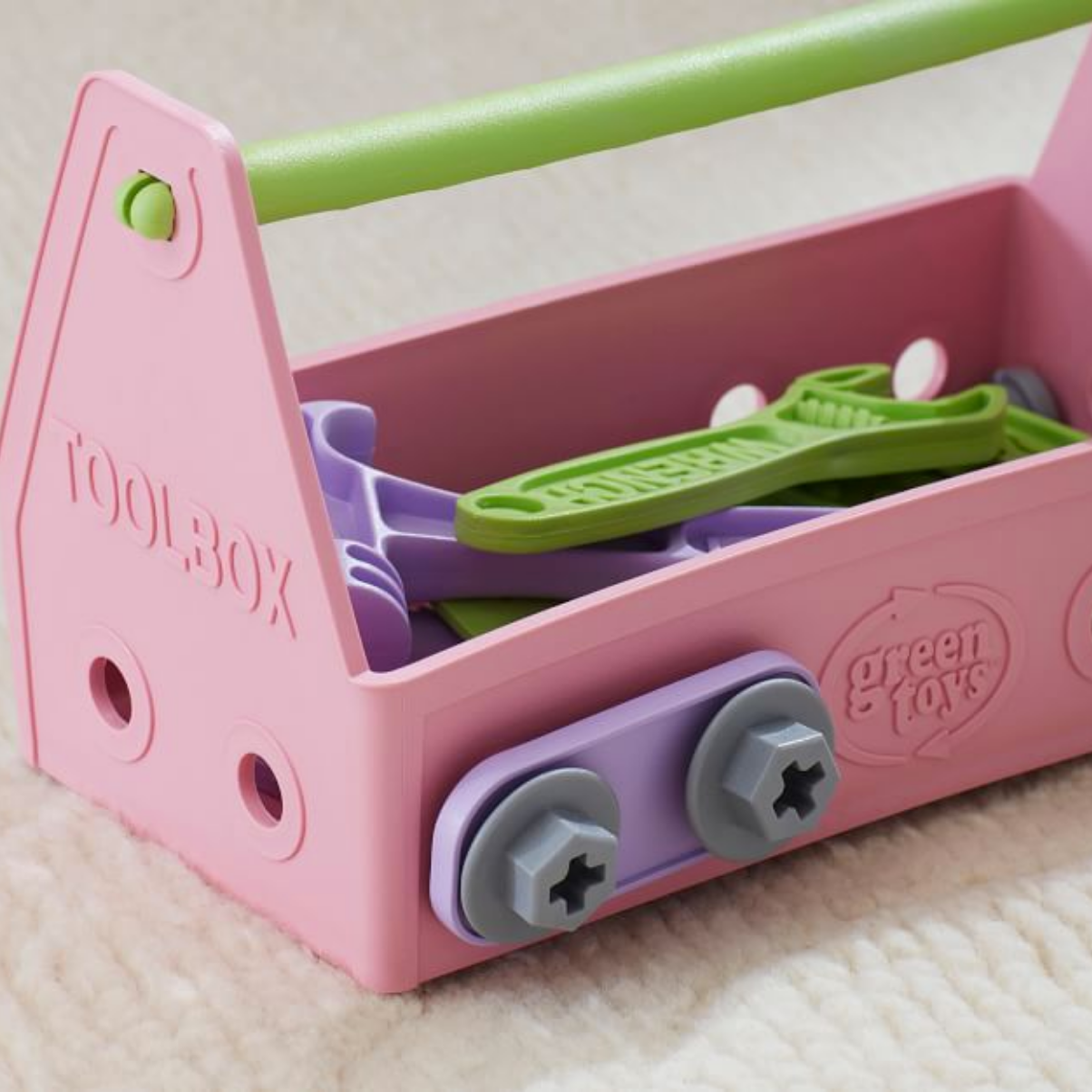 Bộ Đồ Chơi Dụng Cụ Sửa Chữa Green Toys Cho Bé Từ 2 Tuổi – Hồng