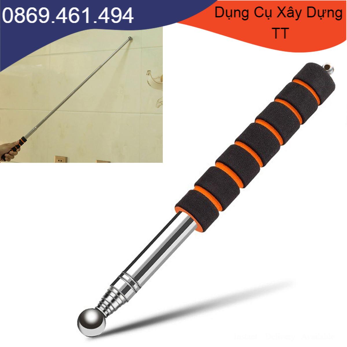 Dụng Cụ Kiểm Tra Nền Gạch 130cm, Tường Rỗng Nứt Kiểm Tra Chất Lượng Công Trình Tường, Nền Gạch Men Chất Liệu Thép Không Gỉ