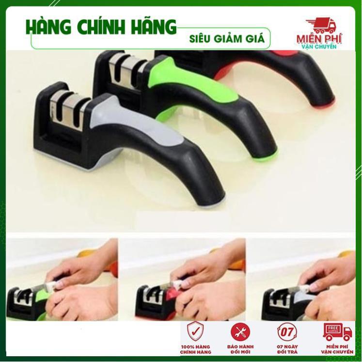 Dụng Cụ Mài Dao Kéo 3 Cấp Độ Cầm Tay, Mài Dao Nhanh Tiện Lợi