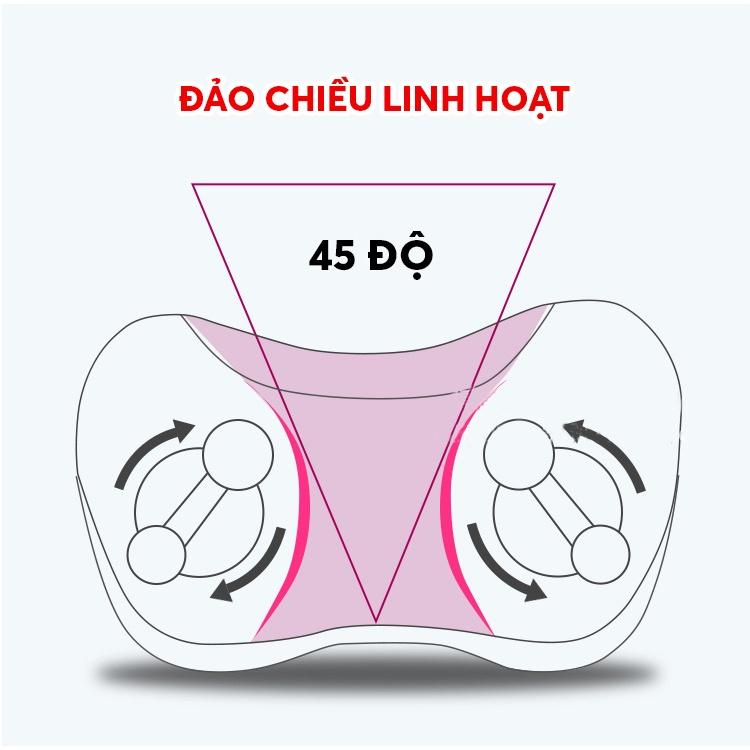 Máy Massage Cổ vai gáy Toshiko TG88, bi massage chuyên biệt, nhiệt hồng ngoại lên 40 độ giúp giải tỏa đau mỏi cổ vai gáy, lưng eo