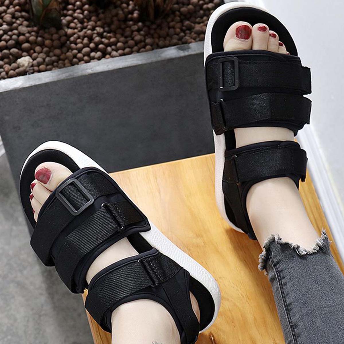 Giày sandal Vento nam quai dù thể thao NV1019