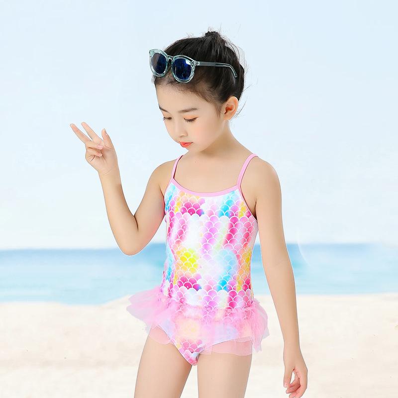 5-14 Tuổi Cô Gái Một Mảnh Tutu Đồ Bơi Trẻ Em Nàng Tiên Cá Các Bạn Nữ Tuổi Teen Áo Tắm Ít Đồ Bơi Trẻ Em Cho bé Gái Đi Biển
