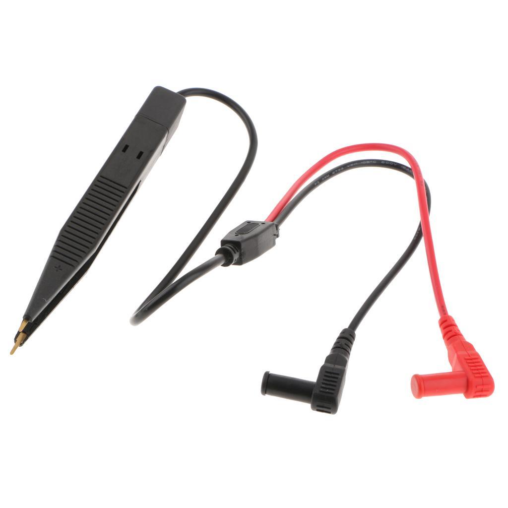 SMD Measure Tweezers Multimeter Precision Test Pen Inductor Clip Probe