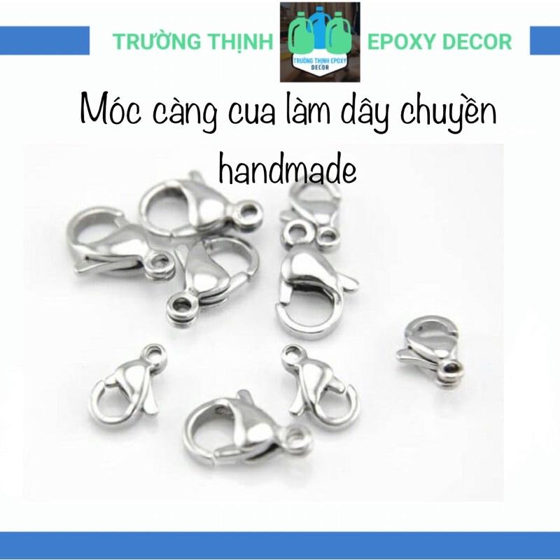 Móc Khóa Càng Cua Màu Bạc Cho Phụ Kiện - Trường Thịnh Sài Gòn