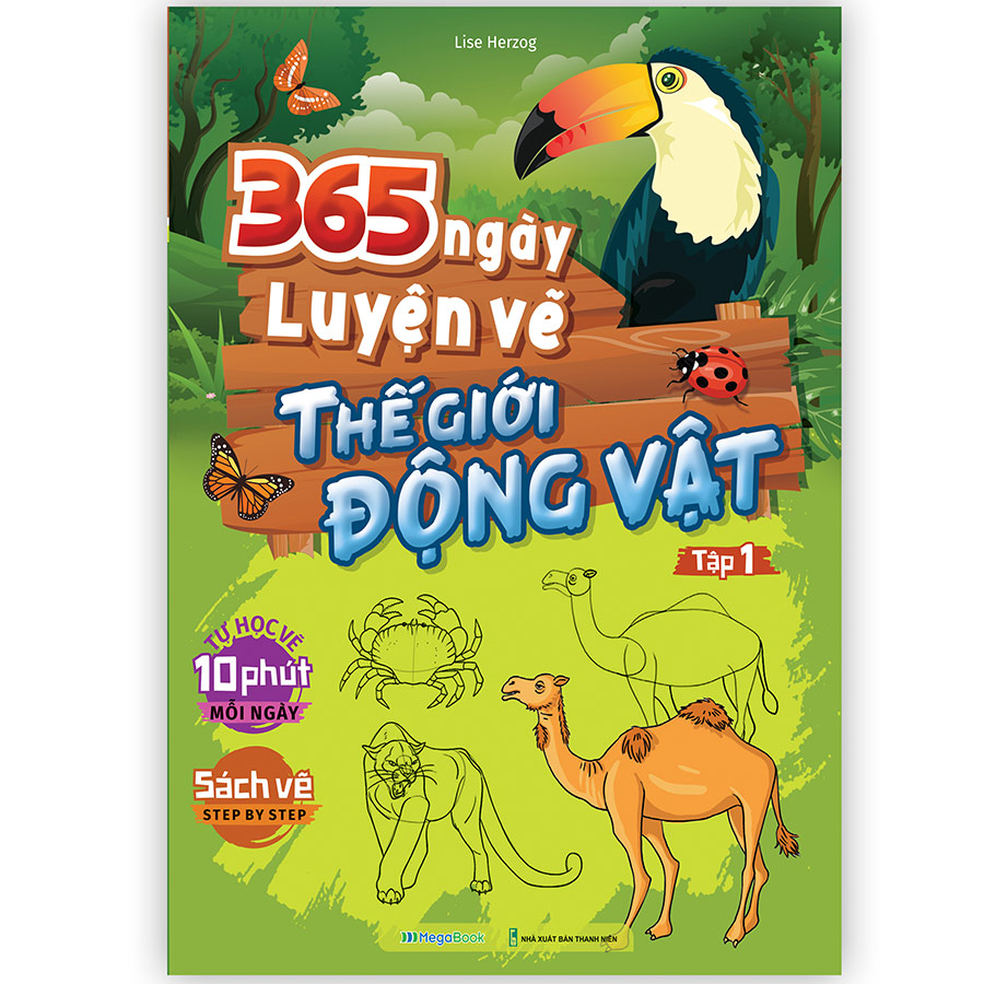 365 ngày luyện vẽ Thế Giới Động Vật - Tập 1