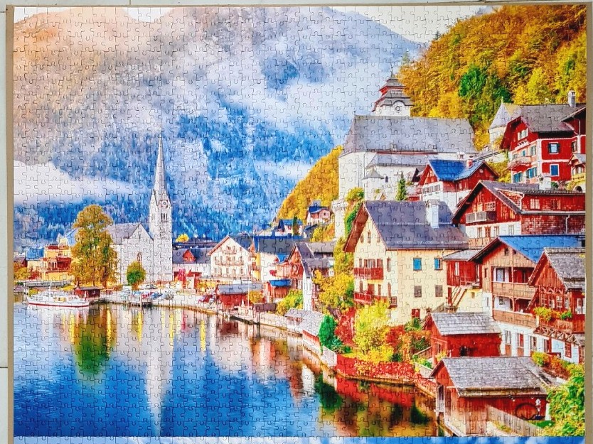 Santorini, Greece - Bộ Tranh Ghép Hình Minh Châu 1500 Mảnh Kích Thước 60x80cm