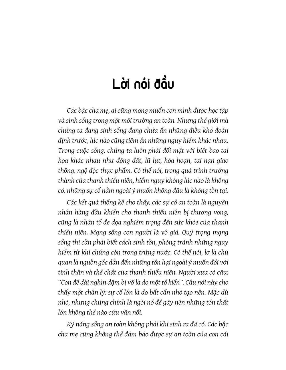 An Toàn Khi Ở Nhà Và Tham Gia Giao Thông