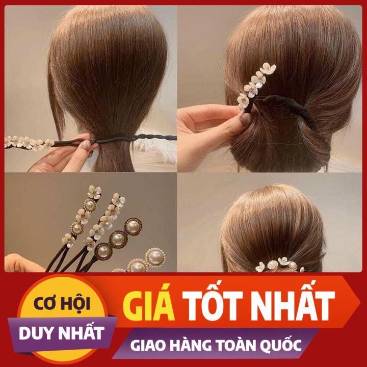 DÂY BỚI TÓC ĐÍNH NGỌC VÀ HOA SANG TRỌNG THANH LỊCH - NUNAM SHOP