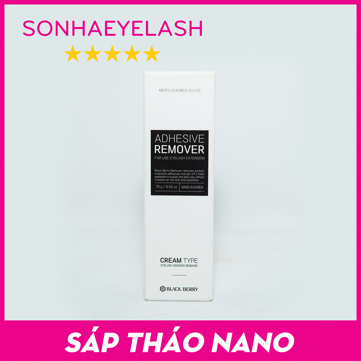 Sáp tháo Nano, REMOVER ADHESIVE tháo nhanh không cay, dòng sáp hot nhất hiện nay