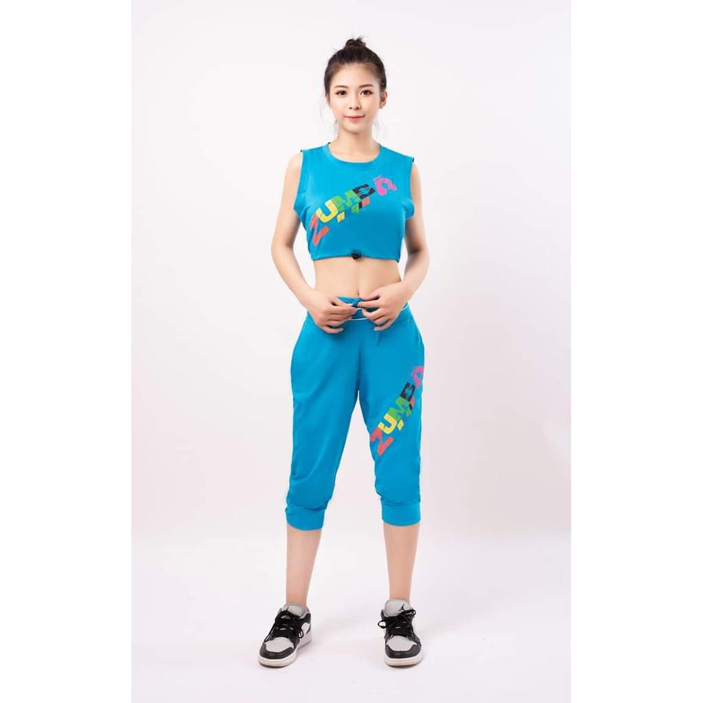 Đồ tập gym nữSet bộ zumba sành điệu xịn xò lên dáng chuẩn