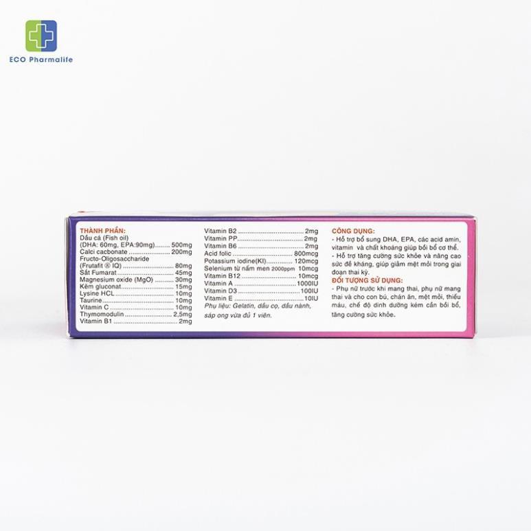 MumCare (dạng vỉ) bổ sung Vitamin và chất khoáng, tăng cường sức khỏe và sức đề kháng cho phụ nữ mang thai