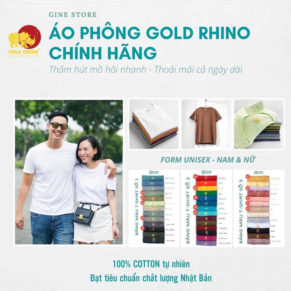 Áo Thun Nữ Form Rộng GOLD RHINO, Kháng Khuẩn Với Công Nghệ Thoát Nhiệt Nhật Bản - 100% Cotton Tự Nhiên