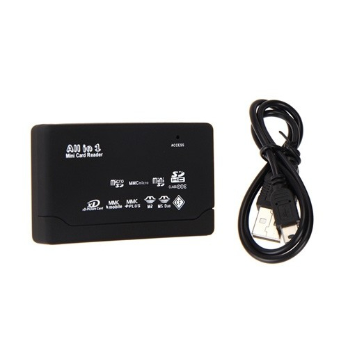 Đầu Đọc Thẻ Nhớ đa năng 6 trong 1 - Multi Card Reader All In One 6 in 1 dùng cho máy ảnh, máy quay, máy tính để đọc và sao chép dữ liệu
