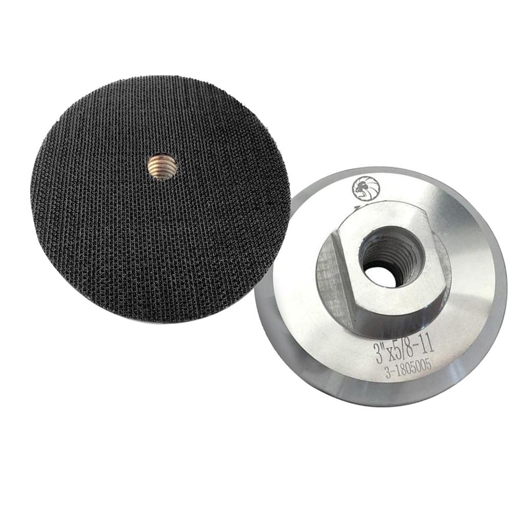 Aluminum Back Holder For Diamond Polishing Pads 5/8"-11 Thread