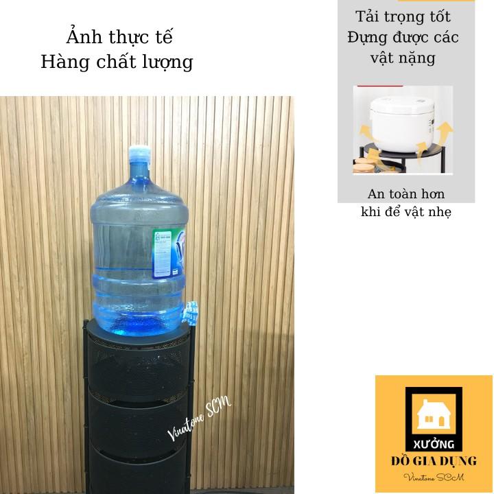 Kệ đa năng đựng rau củ quả và đồ gia dụng, di chuyển xoay 360*, dễ dàng lắp đặt, chất liệu thép không gỉ