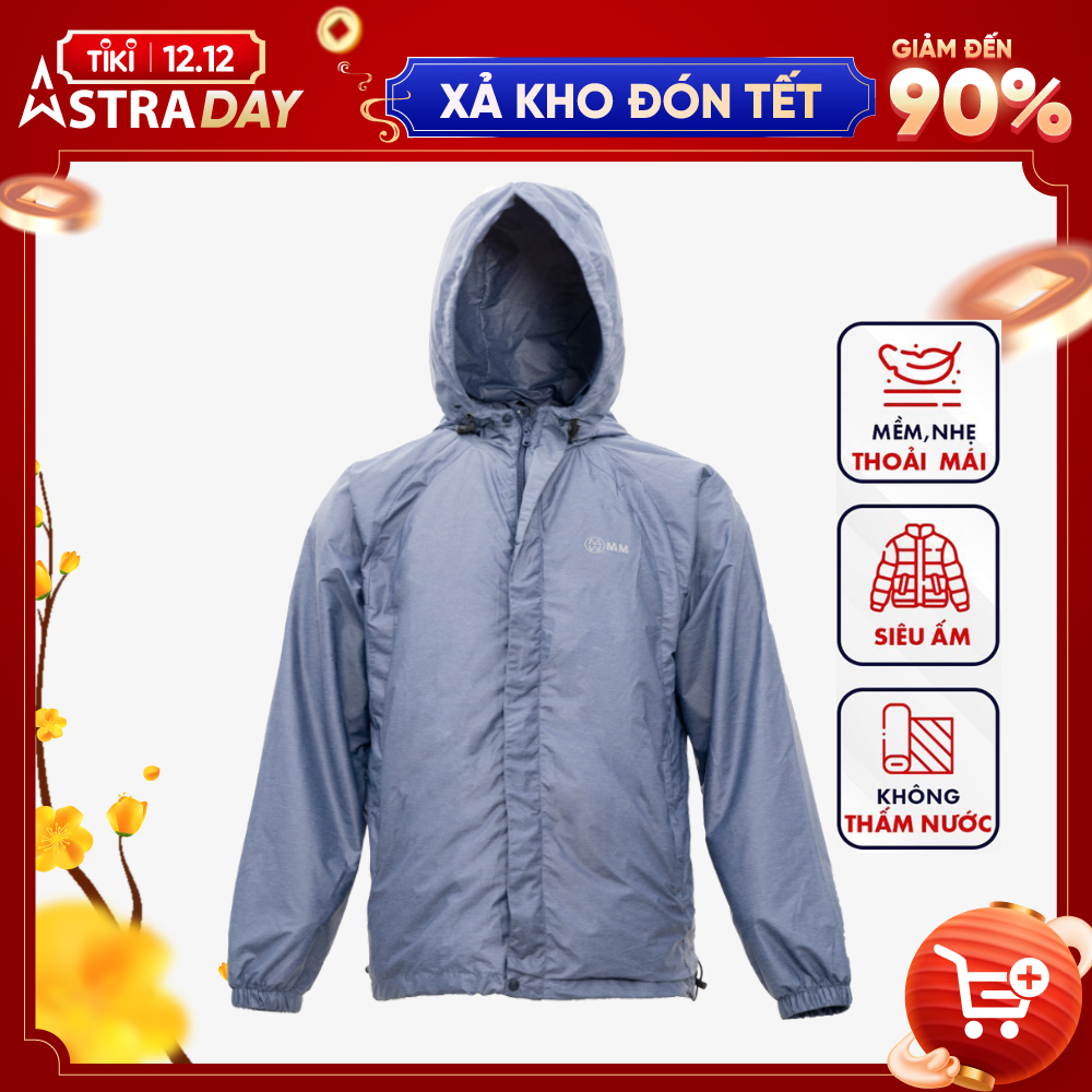 Áo khoác gió nam chống nắng trượt nước cản gió cản bụi hiệu quả MRM Manlywear