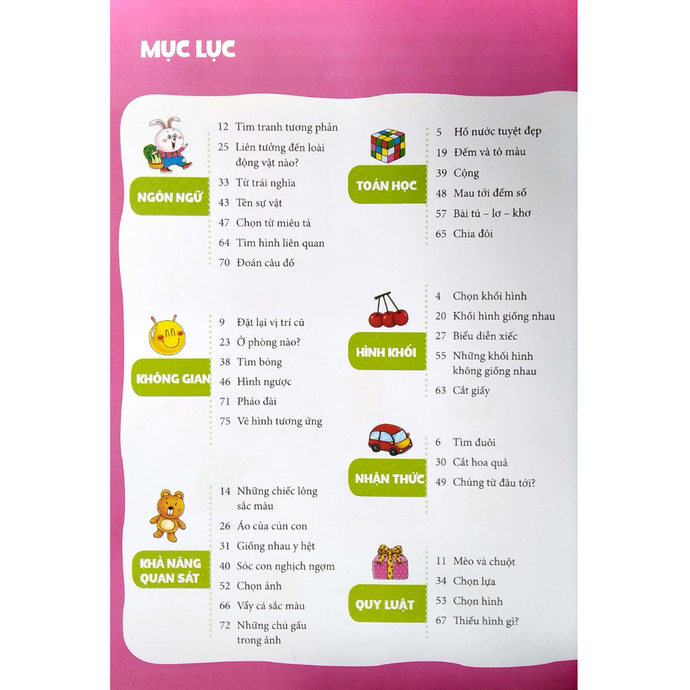 IQ Thiên Tài Phát Triển Tư Duy Não Bộ 3 - 4 Tuổi