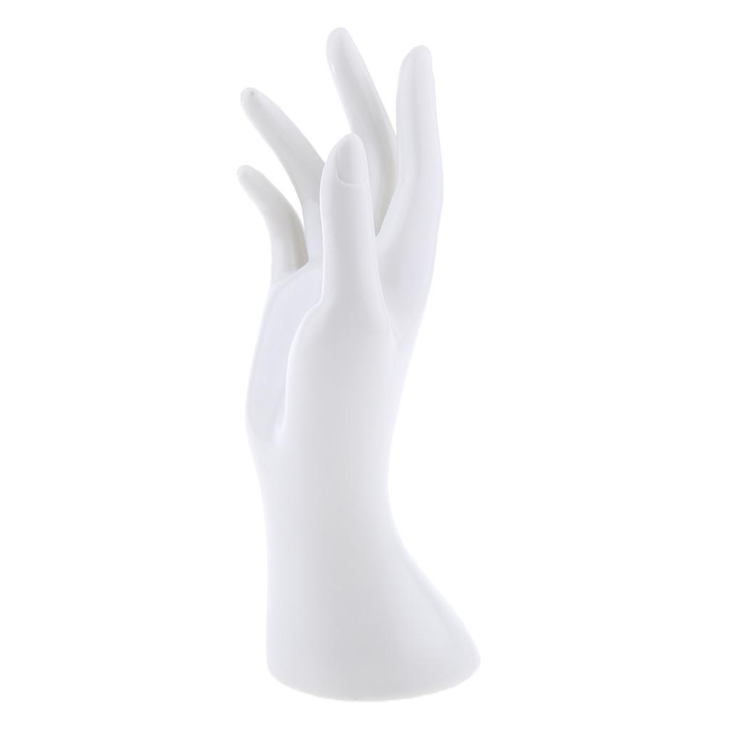 Set of 3 Plastic Female Women Mannequin Hand Model Jewelry Display Stand Props Countertop Shop Store Home