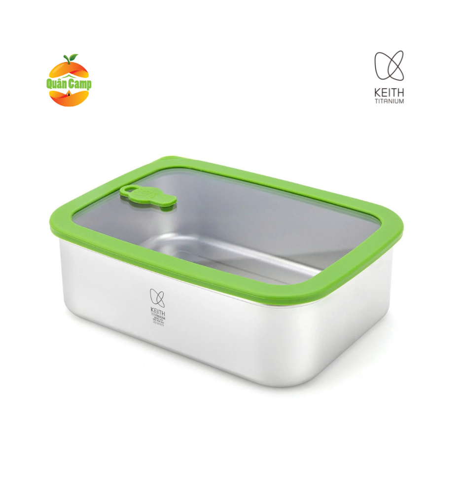 Hộp đựng thực phẩm Keith Titanium Ti5386 800ml (có thể sử dụng trong lò vi sóng)