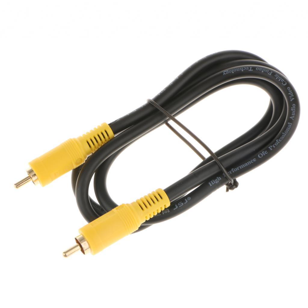Digital Coaxial Audio Video Cable 75 Ohm Amplifier RCA Male To RCA Male