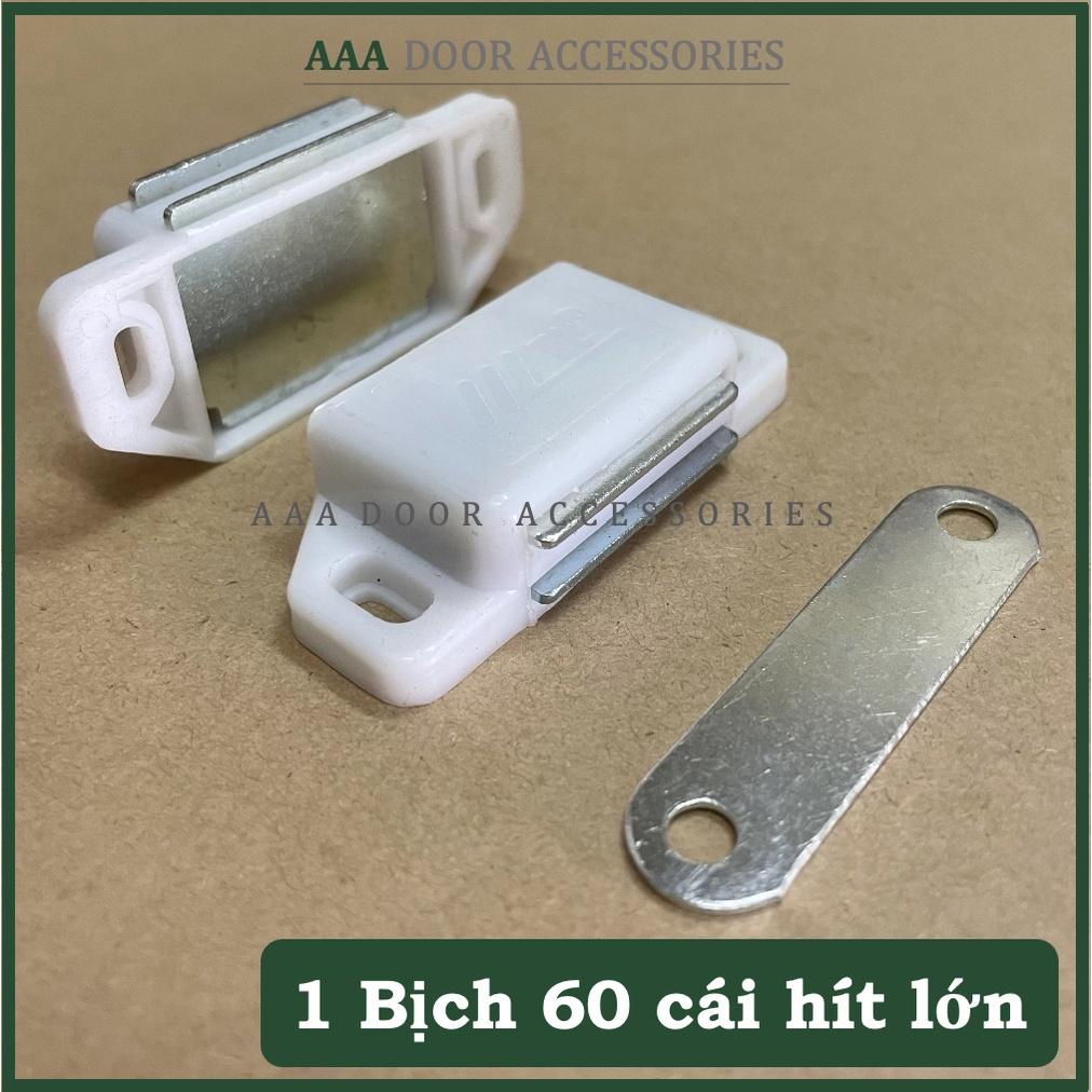 1 bịch hít nam châm giữ cánh tủ - cục hit cửa tủ nhôm, bếp, gỗ