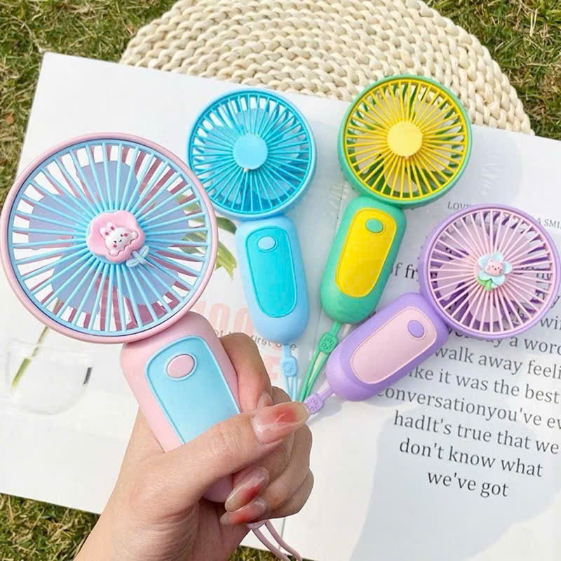 Quạt Mini Cầm Tay Sạc Tích Điện – Dễ Dàng Sử Dụng, Thiết Kế Nhỏ Gọn - HÀNG CHÍNH HÃNG MINIIN