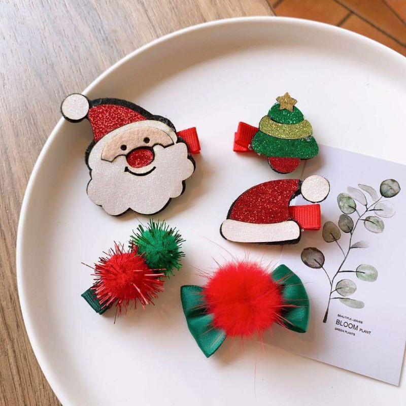 Set kẹp tóc noel