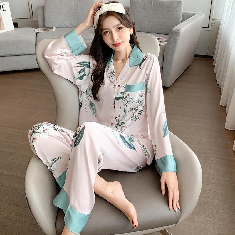 Pijama Lụa - Đồ Bộ Nữ Dài Tay Cao Cấp Nhiều Mẫu Họa Tiết Đẹp DDLP13