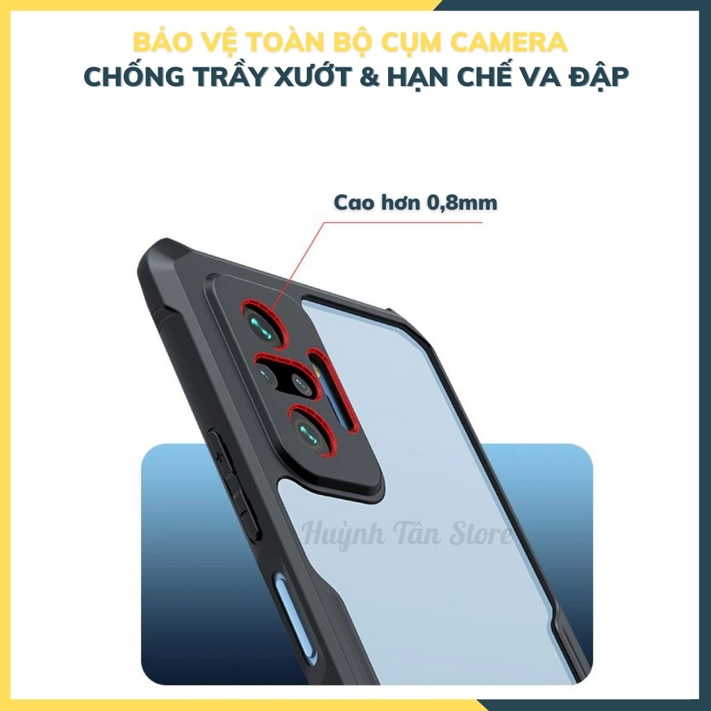 Ốp lưng chống sốc XUNDD cho redmi note 10 pro 4g bảo vệ camera - hàng nhập khẩu