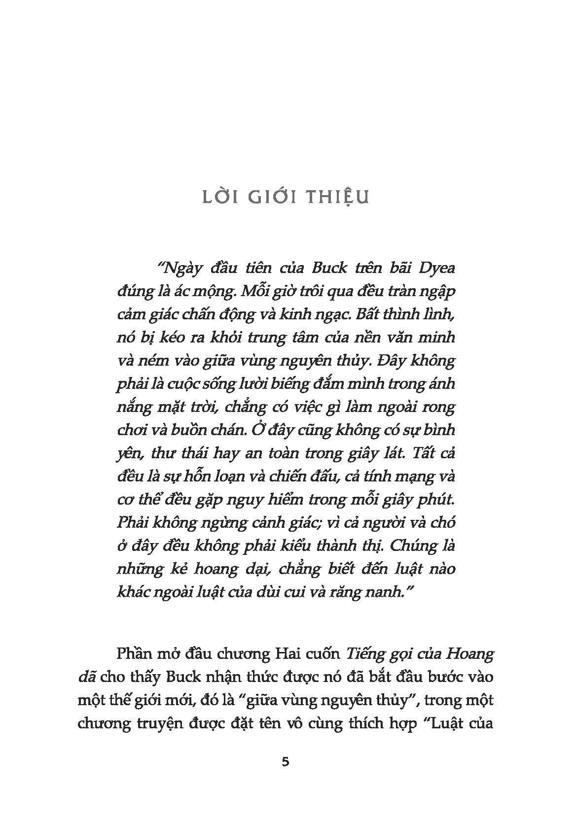 Tiếng Gọi Của Hoang Dã - Jack London (Tiểu Thuyết )
