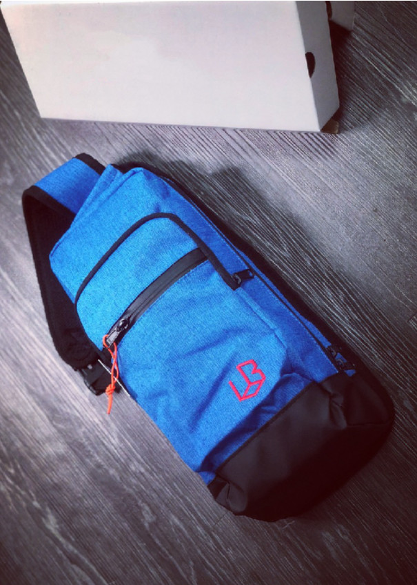 Túi Lubion đeo chéo unisex nam nữ màu xanh dương A03