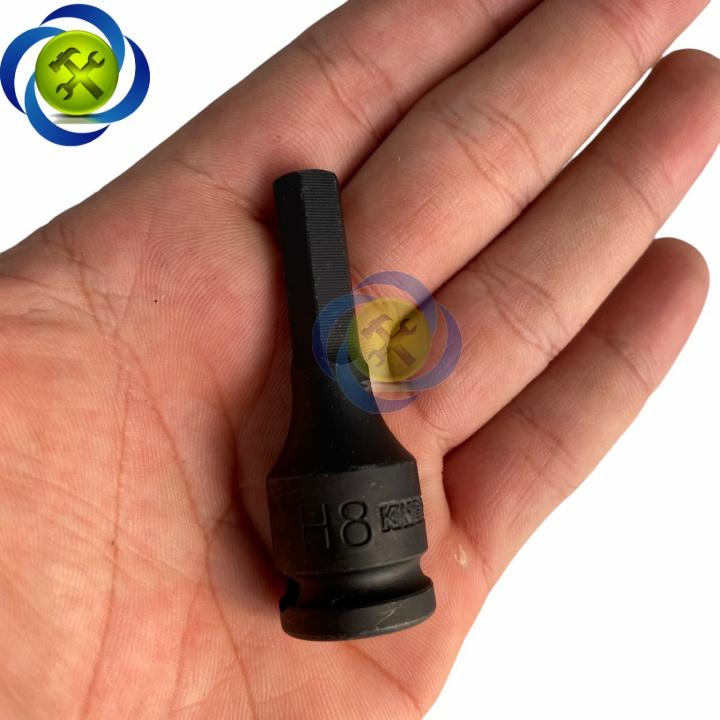 Tuýp lục giác 8mm Kingtony 305508M loại 3/8 loại đen thép CR-MO