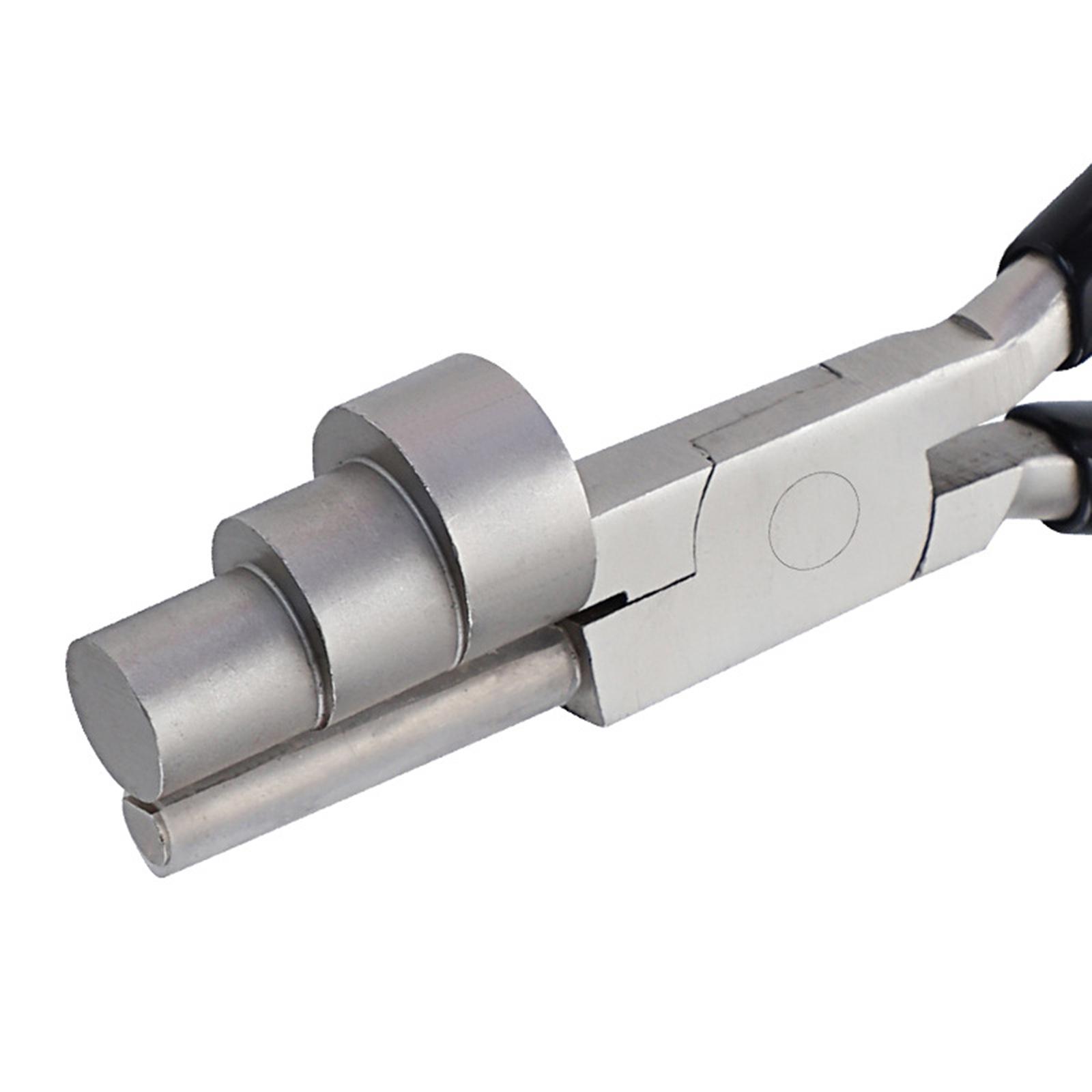 Carbon Steel 3-Step Jewelry Wire Wrapping Bending Plier 6" Looping Tools