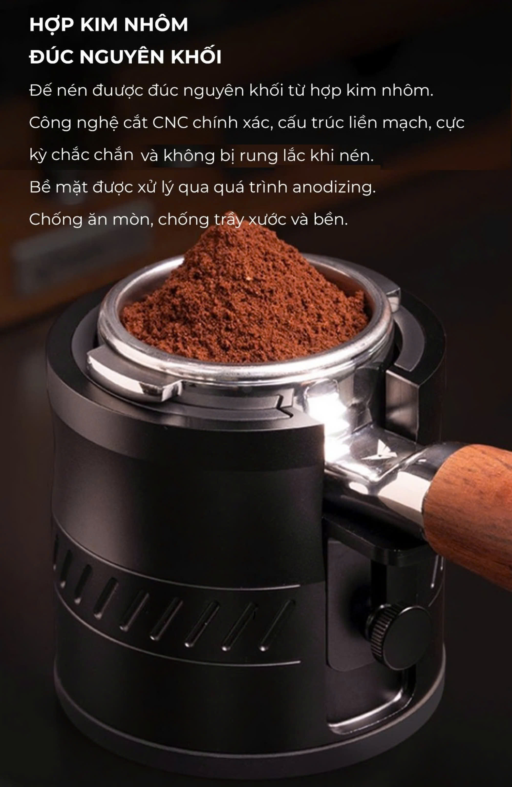 Đế nhôm giá đỡ tay cầm FEEPIE 51mm 58mm