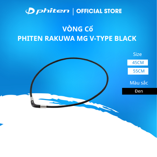 Vòng Cổ PHITEN RAKUWA NECKLACE MG V-TYPE