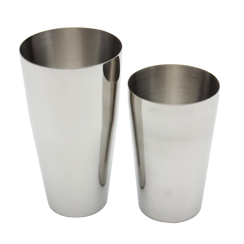 Martini BAR COCKTAIL SHAKER Stainless Steel Boston Mixing Tin Set