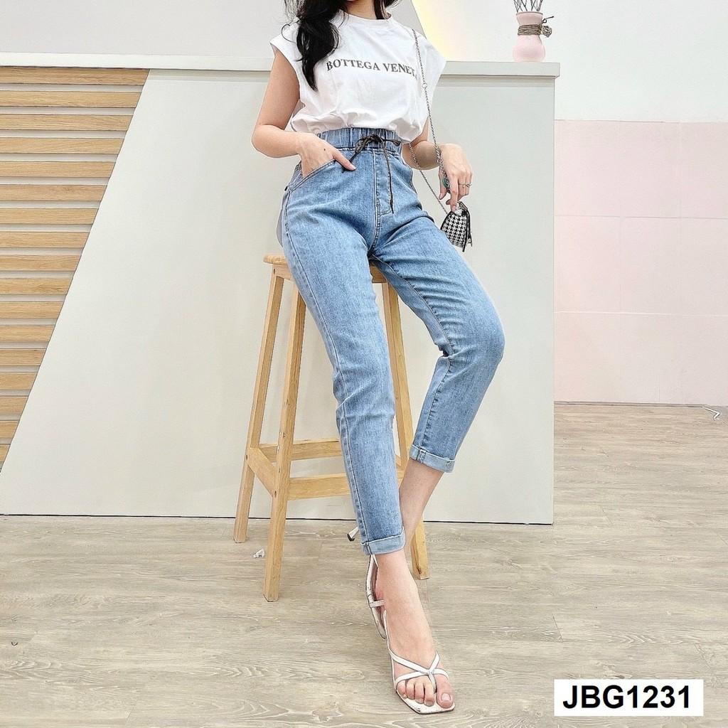 Quần Jeans Baggy Lưng Thun Co Giãn JBG1231