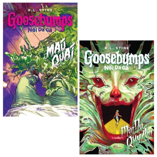 Combo Goosebumps - Nổi Da Gà: Mặt Nạ Quỷ Ám Và Máu Quái (Bộ 2 Cuốn)